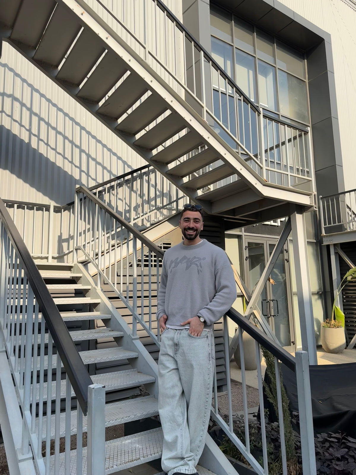 Gray Moher Knitted crewneck